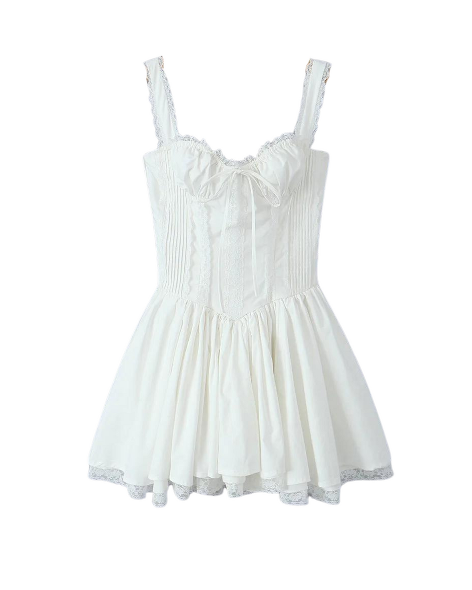 white corset dress Thats So Fetch | Jetta Strapless Corset Mini Dress | White