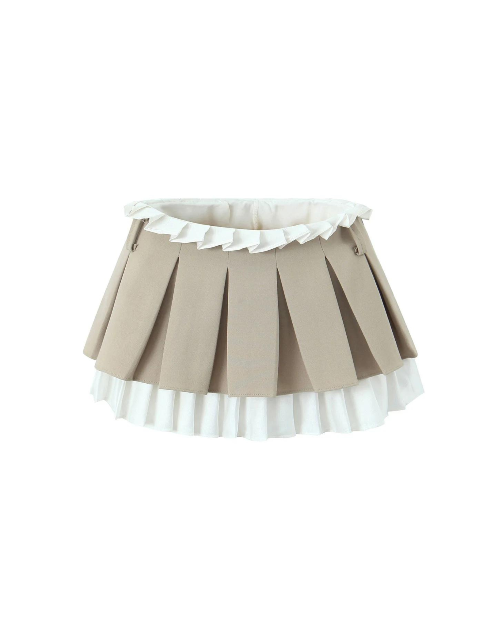 PIE Pleated Mini Skirt