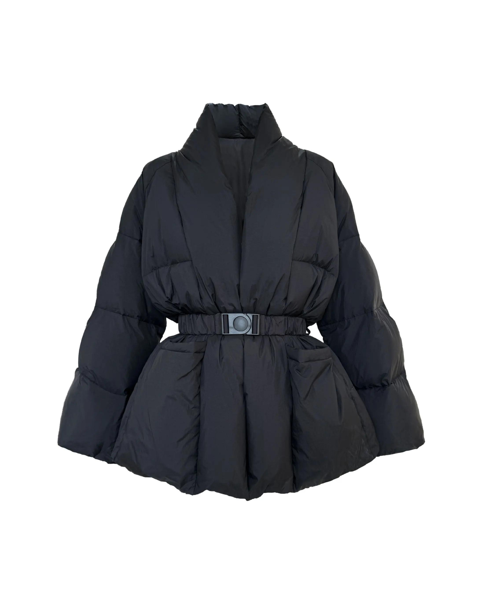 007 Puffer Coat With Belt